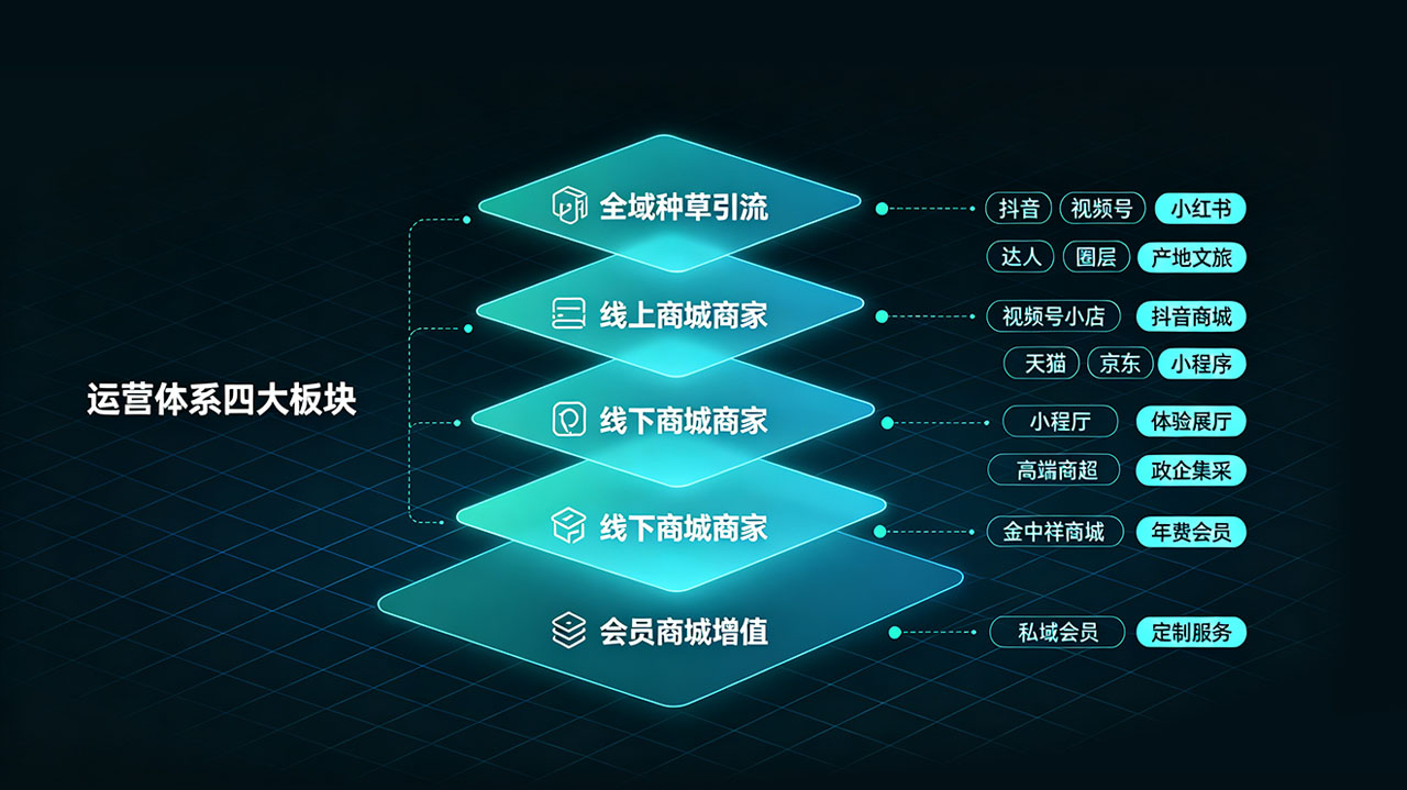 金中祥运营体系四大板块